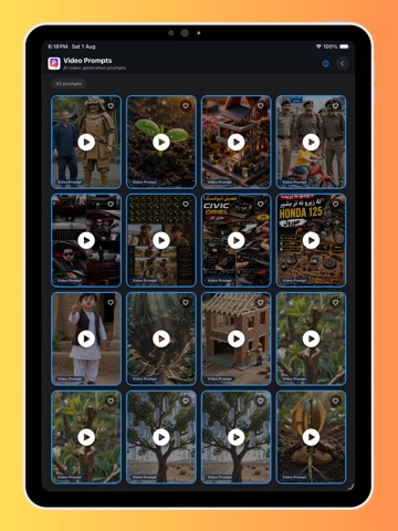 PromptPix -AI Prompt Generator iPad screenshot 4
