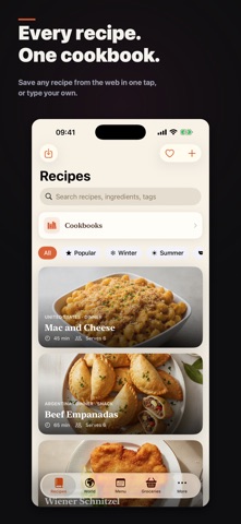 Cocotte: Recipes & Cookbook iPhone screenshot