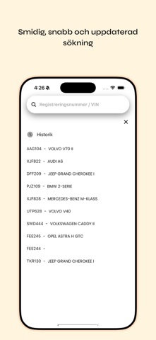 Bilregistret.ai screenshot