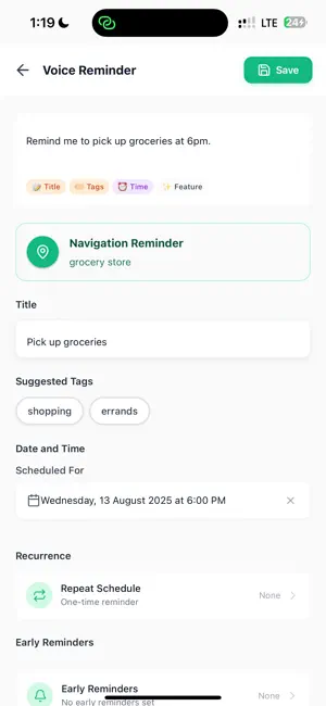 Remember: AI Voice Reminder screenshot 2
