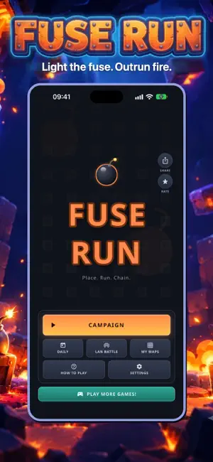Fuse Run: Bomb Maze Arcade screenshot 1