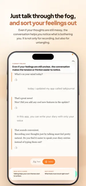 TalkJournal: Voice Diary AI screenshot 2