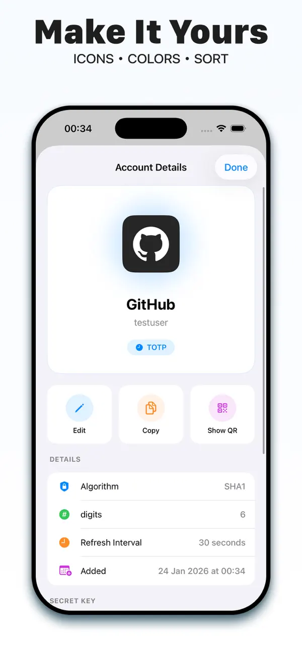 #4. Authenticator - 2FA Codes (iOS) โดย: Egorova Ekaterina