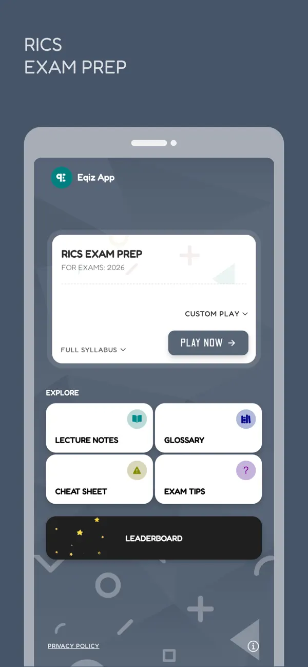Screenshot #1 pour RICS Real Estate Prep: with AI