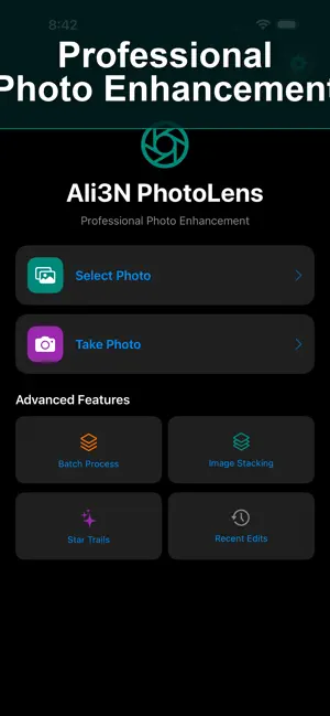 PhotoLens: Astro Photo Editor screenshot 1