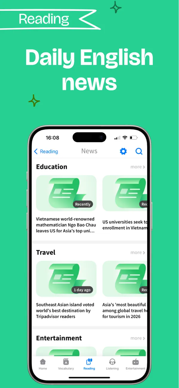 #5. 4English - Daily English Vocab (iOS) Av: 4ENGLISH TECHNOLOGY CO.,LTD