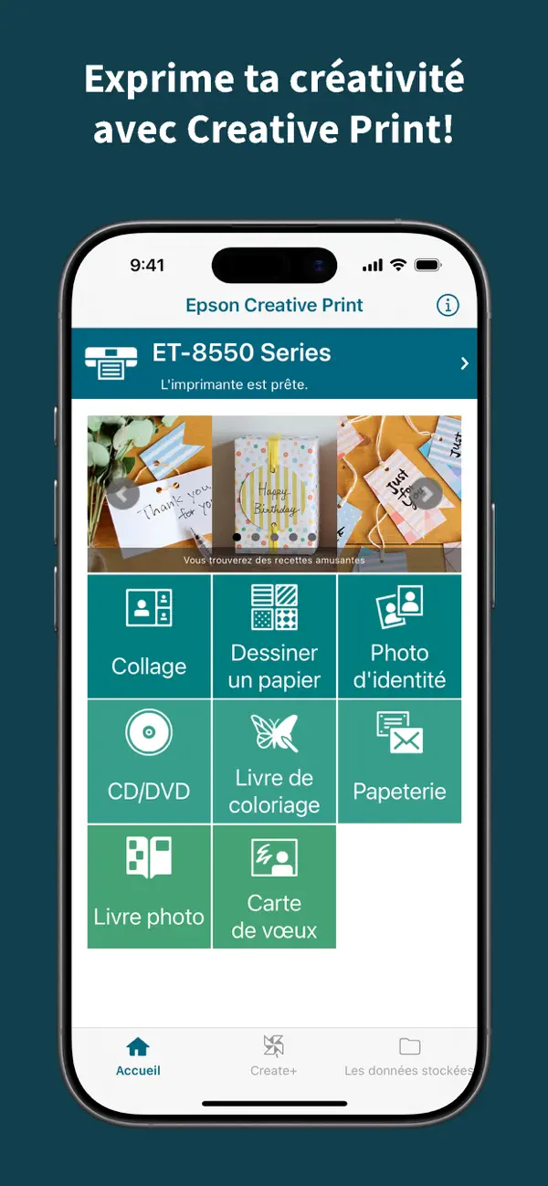 Screenshot #1 pour Epson Creative Print