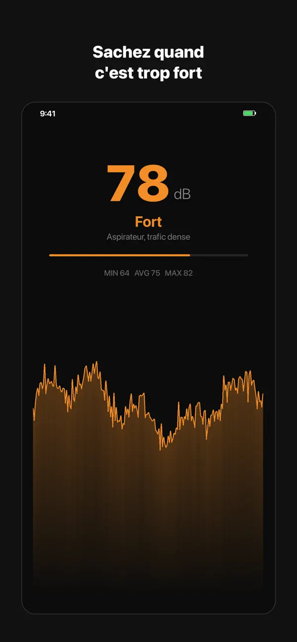 Screenshot #3 pour dB Meter — Niveau Sonore