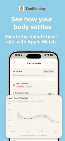 ZenMonkey - Meditation Timer Screenshot 2 of 5
