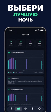 Северное Сияние: Аврора iPhone screenshot 4