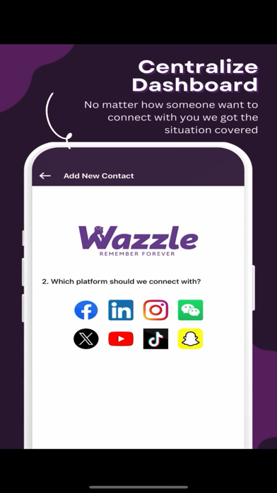 Wazzle - Memory & Contacts iPhone screenshot 4 - Utilities app