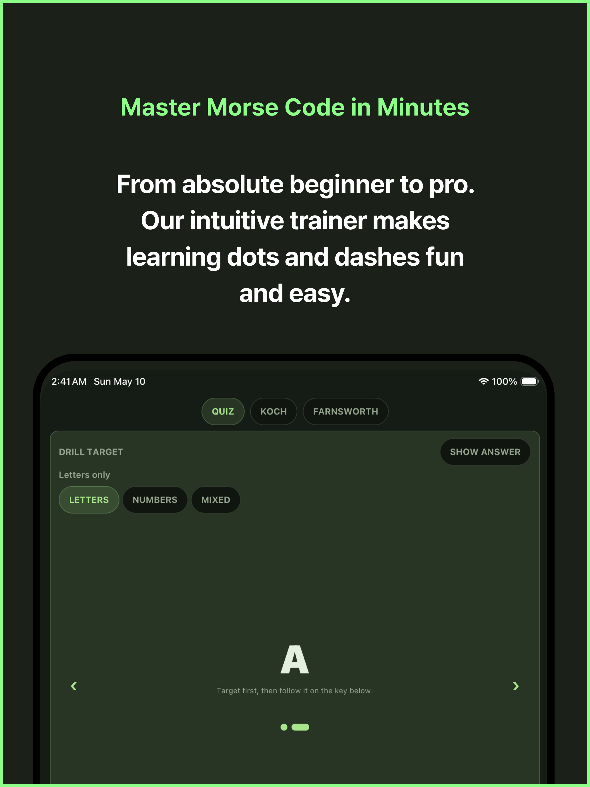 Ditdah - Learn & Chat Morse