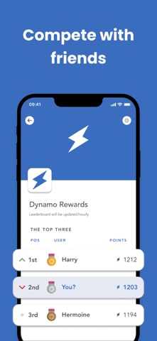 Dynamo: Rewards For Steps iPhone screenshot