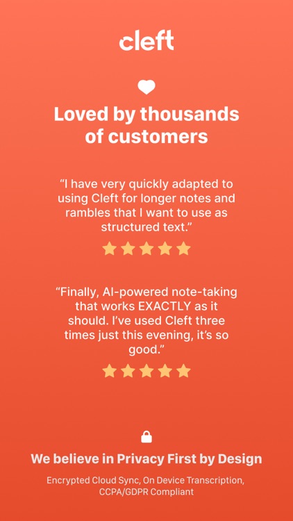 Cleft: AI Voice Memos screenshot-5