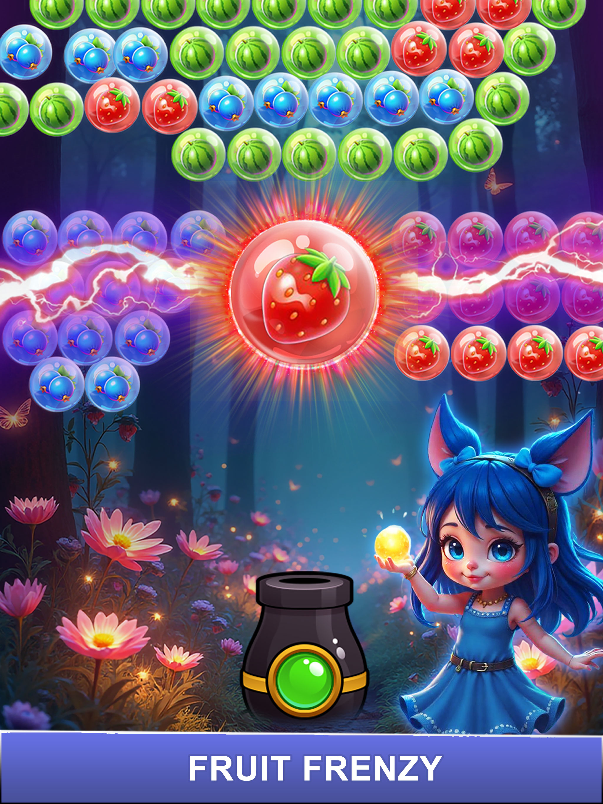 Flora Bubble Shooter Fruit Pop