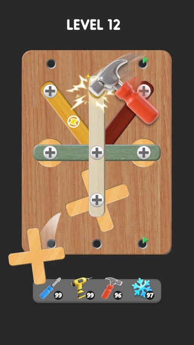 Wood Screw Puzzle Screenshot
