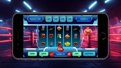 Lucky Boxing Slots Machine Screenshot