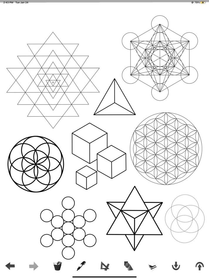#2. Sacred Geometry Drawing App (iOS) By: Dillon Forte