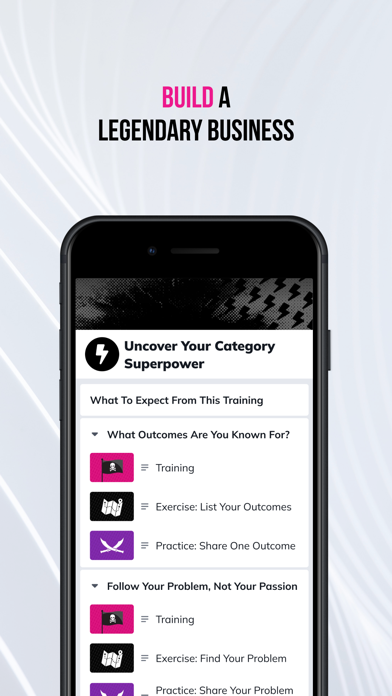 Category Design Academy iPhone screenshot 3 - Business app