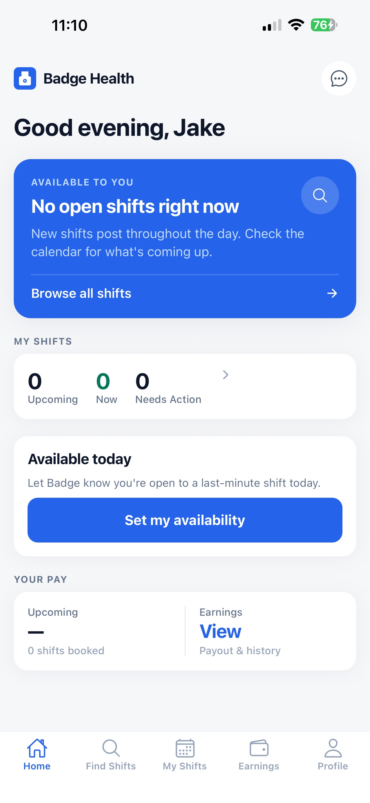 Screenshot 1 of Badge Health