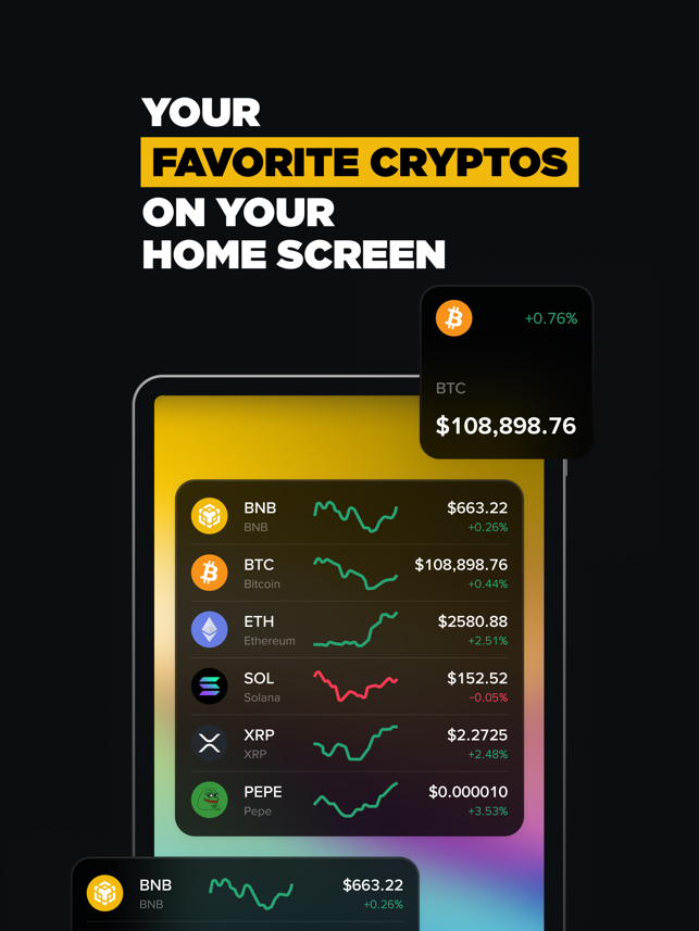‎Binance: Kaufe BTC & Krypto Screenshot