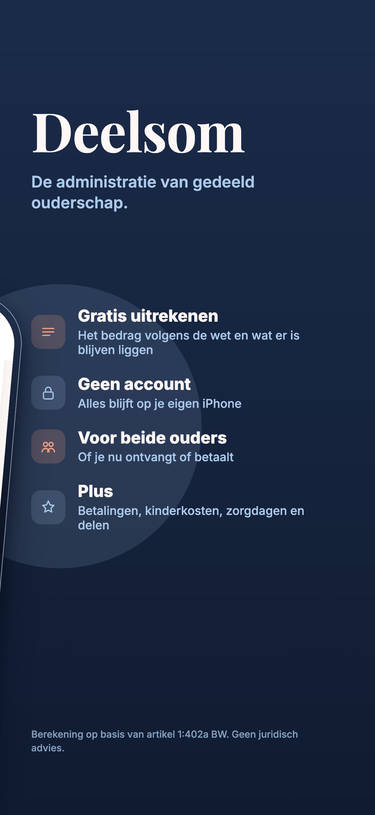 Screenshot 8 of Deelsom: alimentatie