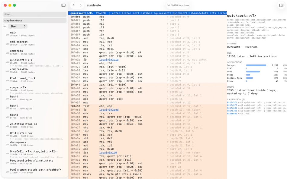 #5. DisAsm (macOS) โดย: Lincopia Logic AB