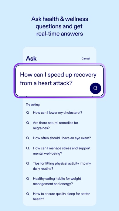 Health Answers by Pfizer iPhone screenshot 4 - Medical app