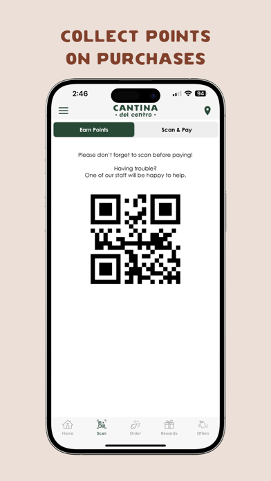 Cantina Del Centro Loyalty Screenshot