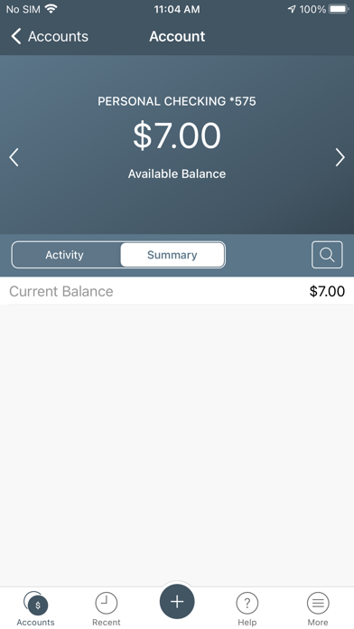 Bank of Central FL Personal Screenshot