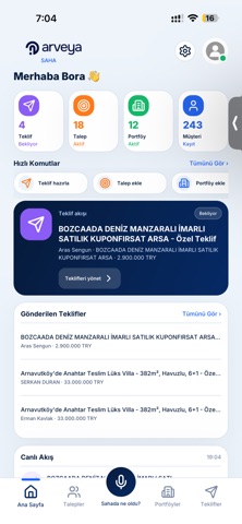 Arveya Saha Asistanı screenshot