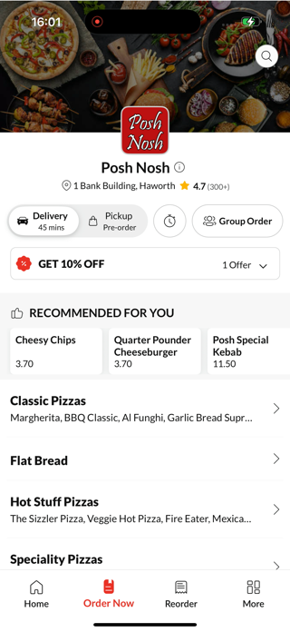 Posh Nosh. Screenshot 2 of 4