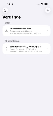 Augenschein: Handover Report screenshot 1