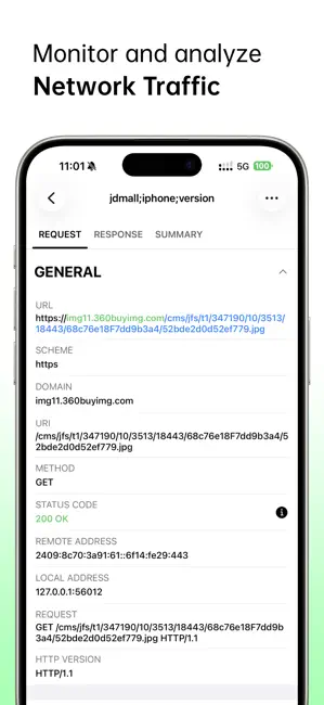 Network Sniffer iPhone screenshot 2