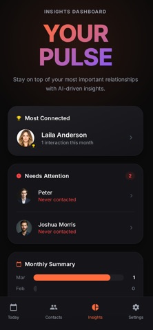 Keep in Touch: Network Manager Screenshot 4 of 7