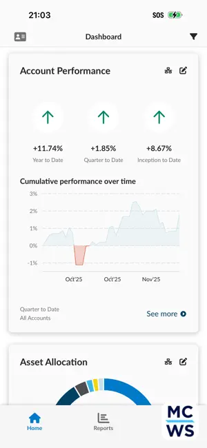 MCWS Client App screenshot 1