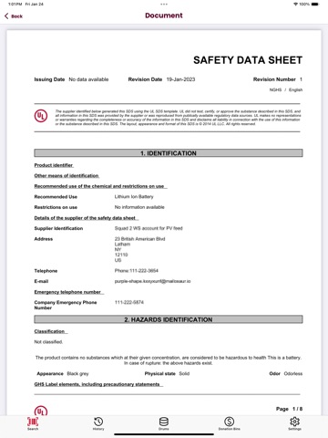 WERCSmart® ItemScan iPad screenshot