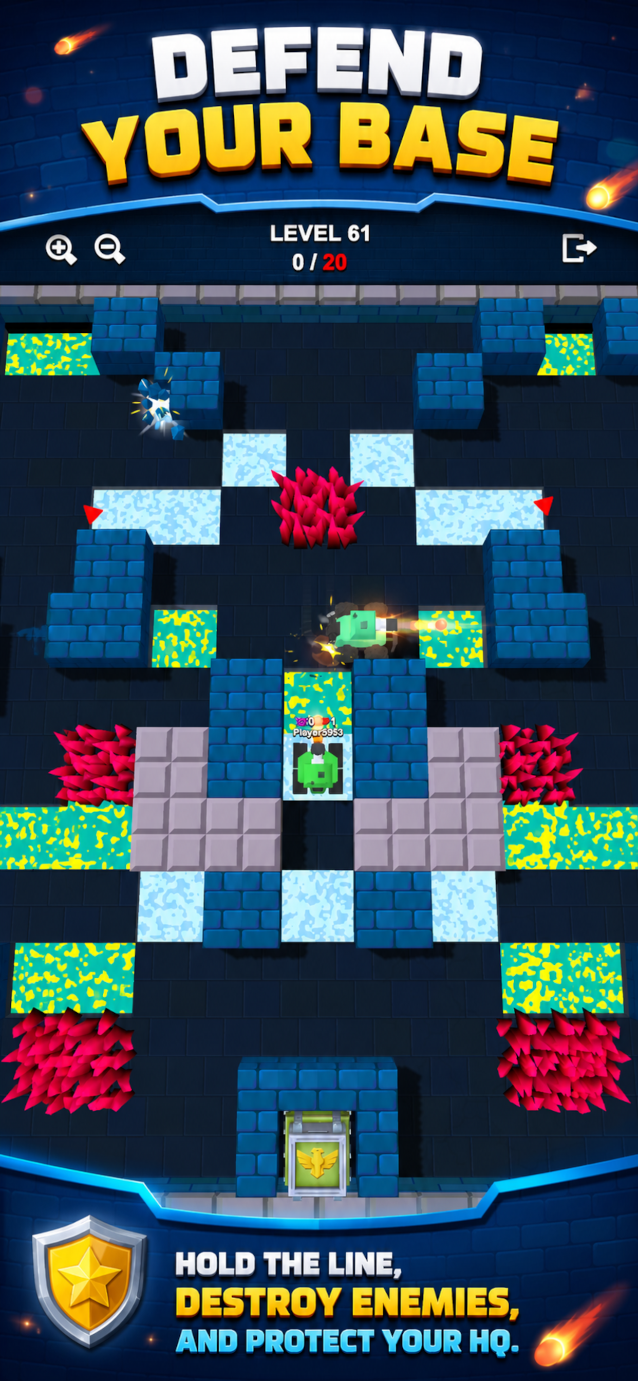 1-4 Player: Retro Tank Combat screenshot 5