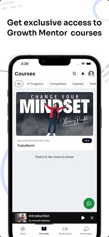 Growth Mentor iPhone screenshot
