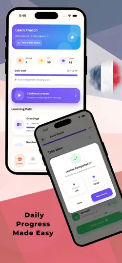 Capture d'écran de French Skills : AI Quotidienne sur iPhone 2