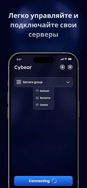 ВПН - Cybear VPN Master iPhone screenshot 2