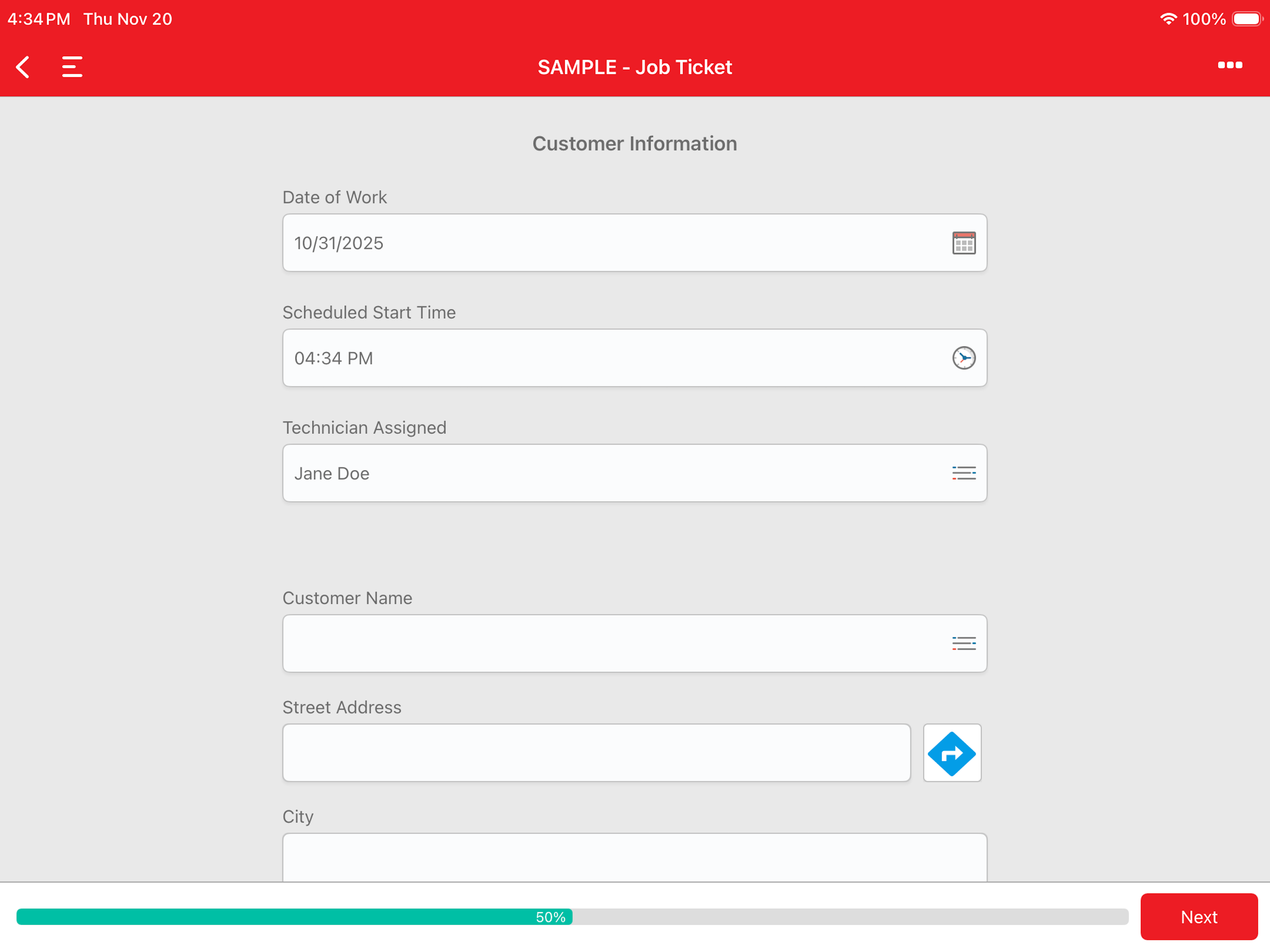 MobileForms4Less screenshot 5