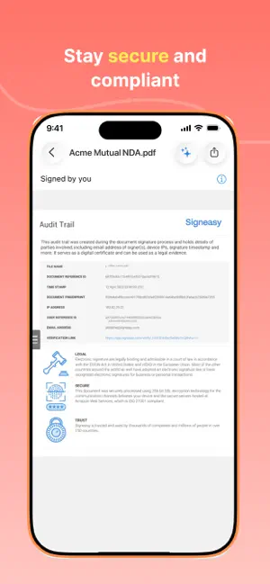 Signeasy: Sign PDF Documents screenshot 8