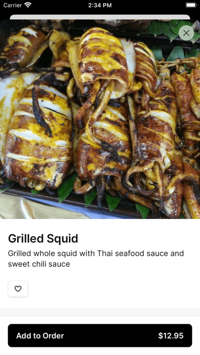 Thai Delight To Go iPhone screenshot 3 - Food & Drink app