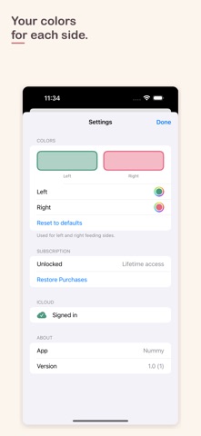 Nursing Tracker: Nummy Screenshot 4 of 4