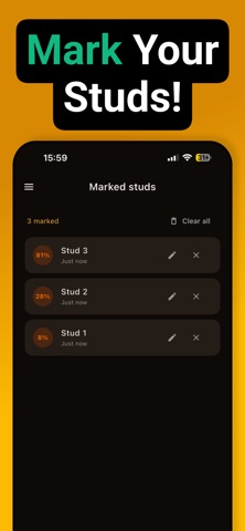 Wall Stud Detector Finder iPhone screenshot