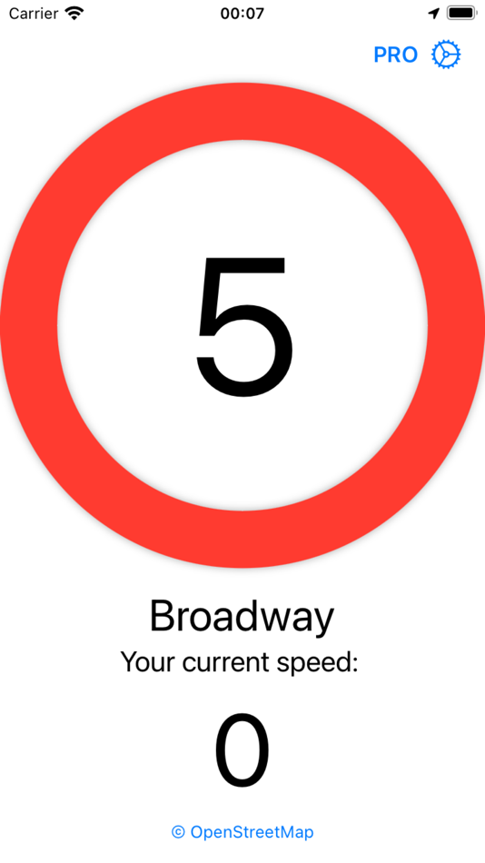 #2. Speed Limit Fullscreen (iOS) 由: Flavio Lorenzo Thomi