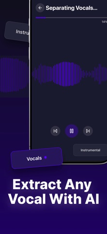 Vocal Remover : AI Separator screenshot