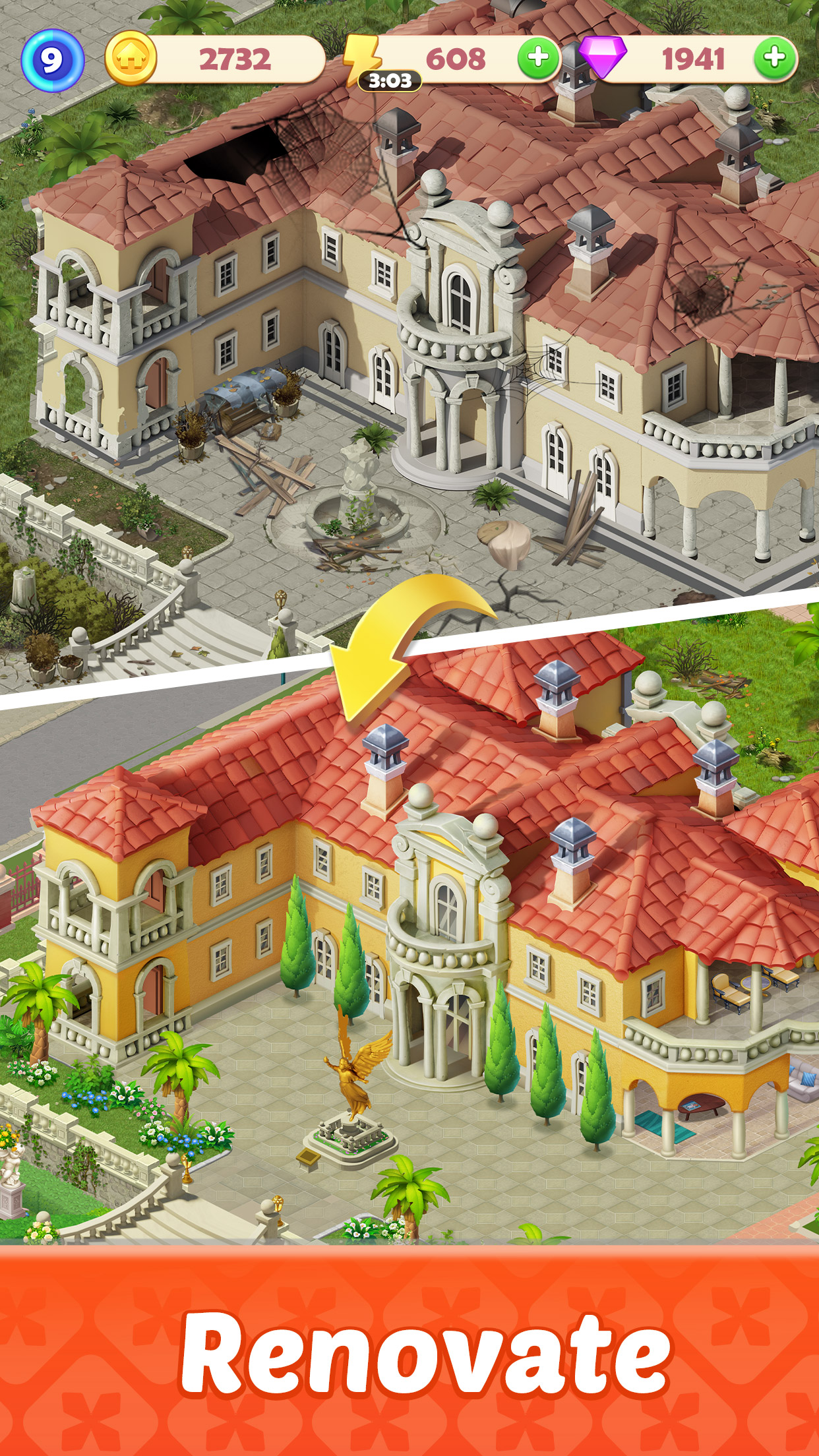 Happy Merge House