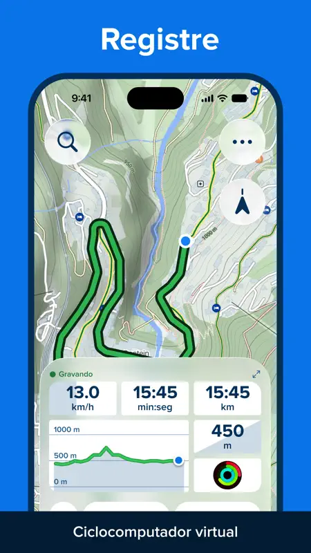 Bikemap: Percurso de bicicleta screenshot 6 of 8